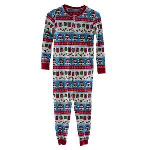 Buc-ee's Youth Christmas One Piece Pajamas Waffle Knit Onesie, Size 8-10 (M-L)
